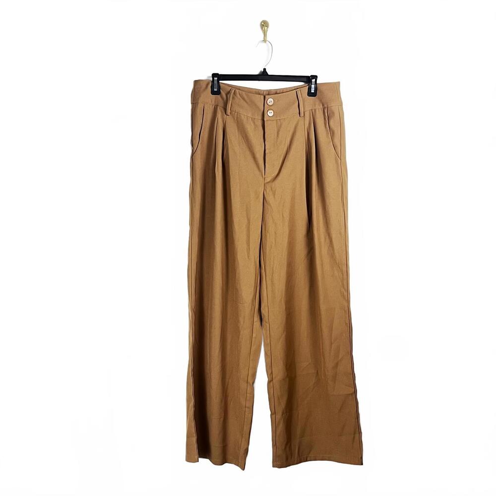 XL Wide-Leg Trousers in Classic Tan